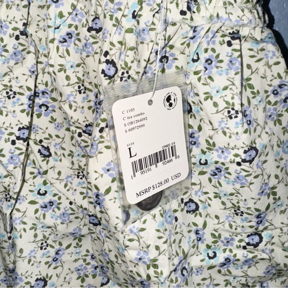 Free People Tea Camo Floral Mini Dress Size Large - Picture 4 of 9